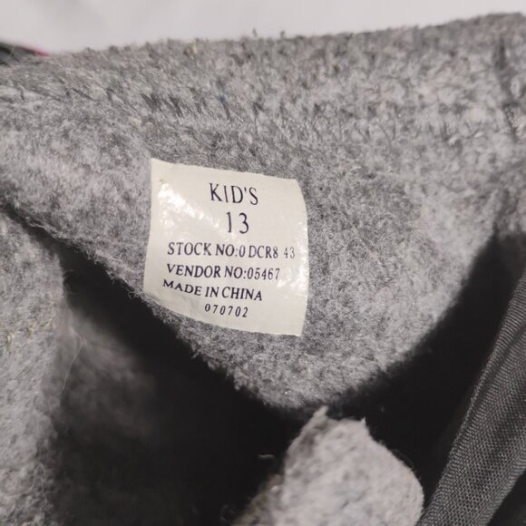 L.L. Bean Kids Snow Boots Size 13 Pink Black Insulated - Picture 6 of 6